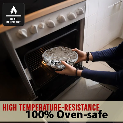 Reusable Heat-Locking Aluminum Foil Food Cover (50PCS)