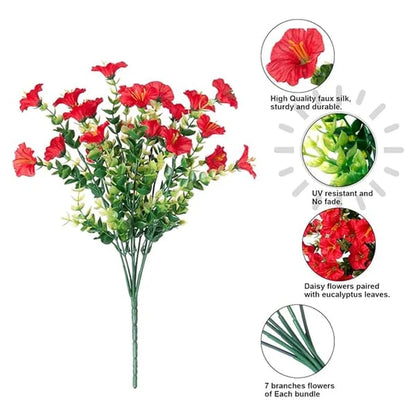 Fake Silk Colorful Morning Glory